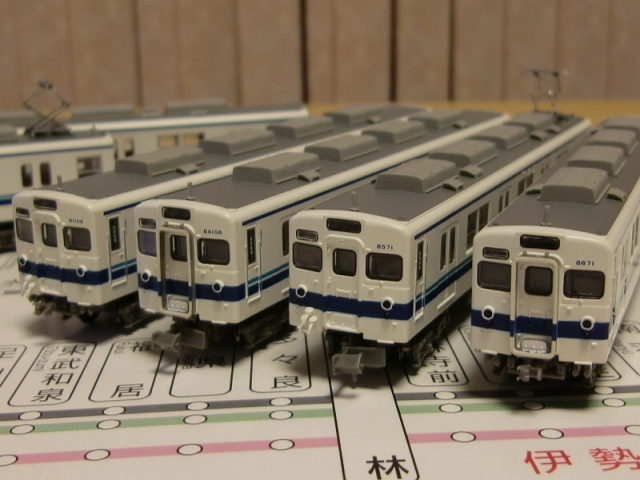 東武鉄道8000系の新製品を前回品と比べてみる: とぶてつふぁん